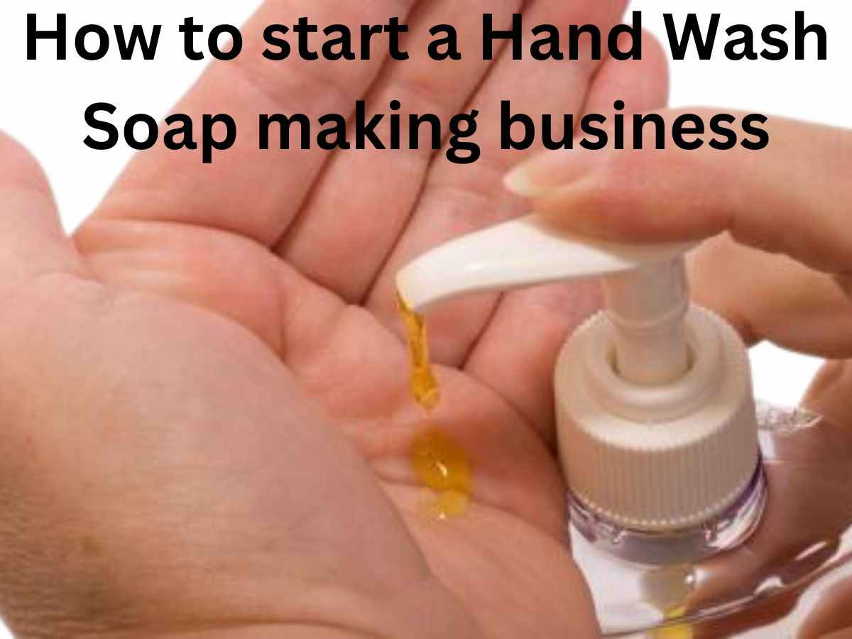 How to start a Hand Wash Soap making business in hindi